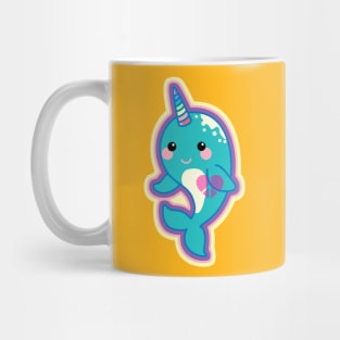 Kawaii Narwhal Mug